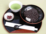Zenzai, rice cake, eastern-Japanese style